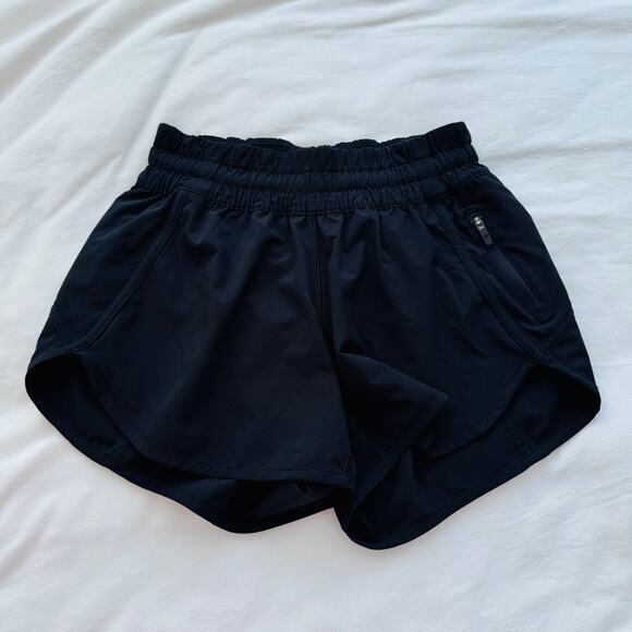 Lululemon Speed Up Shorts 2.5" Black Running Athletic Gym Shorts Size 6 - Picture 1 of 5